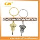 Wholesale Cheap Custom Design Zinc Alloy Souvenir Metal Airplane Keychain