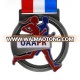 figure shape design zinc alloy unisex sports running medal metal commemorate