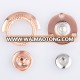 Custom made spring magnetic press metal snap buttons for leather coat