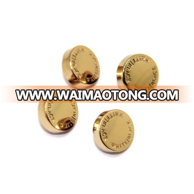 custom colorful small 4-holes metal shirt button for shirt and jacket