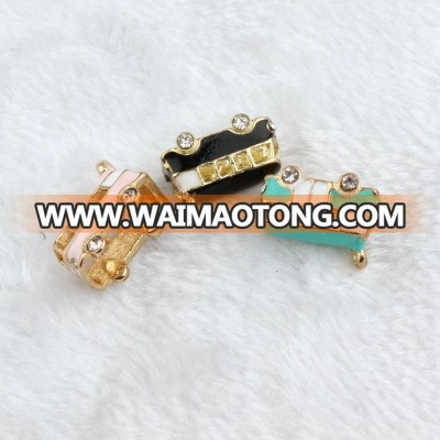 small cute fashion alloy bus pendant for bracelet